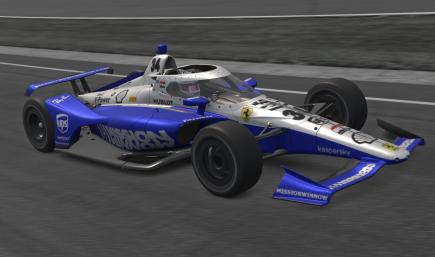 Ferrari Indy 500 Sean Bull Design Concept Blue