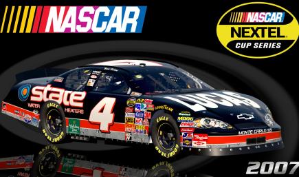 #4 Ward Burton 2007 Lucas Oil State Water Heaters Chevrolet Monte Carlo SS