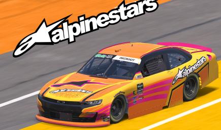 Alpinestars Techstar Nomur - Yellow Orange Pink