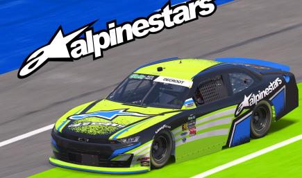 Alpinestars Techstar Nomur - Black Green Blue