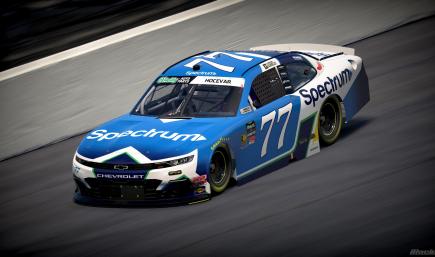 #77 Carson Hocevar Spectrum Chilis OReilly Series Fictional Spire Motorsports Chevrolet 