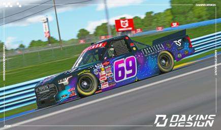 OFFICIAL #69 Foxxtecca x MBM Motorsports Dystany Spurlock NASCAR Craftsman Truck Series Toyota Tundra TRD PRO