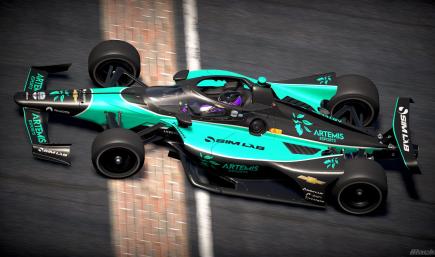 Artemis Esports Dallara IR18 Indycar