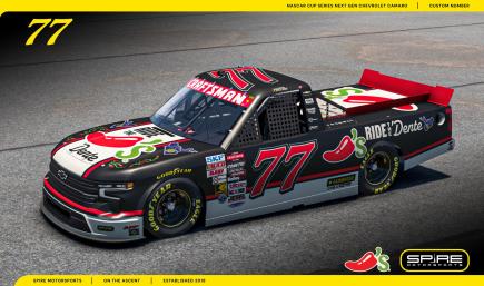2026 #77 Carson Hocevar Chilis Ride The Dente Dark Mode