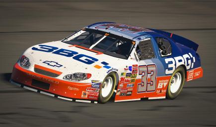 #33 - 3BG Supply (Darrell Waltrip Throwback) - Gen4 Monte Carlo SW/ST/RC - Eric McFarland