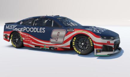 2026 Tyler Humphrey #9 Must Love Poodles Patriotic Chevrolet ZL1 1LE