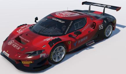 Harmony Racing Car #55 GTWC Asia 2025 - Champions Warhorse