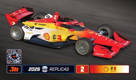 2026 Josef Newgarden #2 Shell Fuel Rewards IndyCar with Custom Number