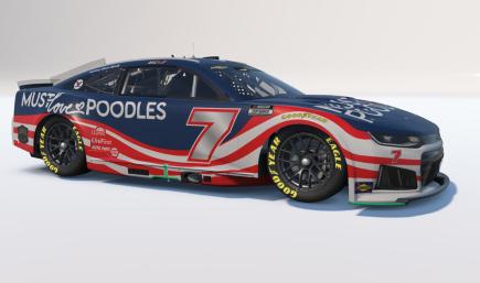 2026 Tyler Humphrey #7 Must Love Poodles Patriotic Chevrolet ZL1 1LE