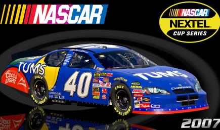 #40 David Stremme 2007 Tums Dodge Charger