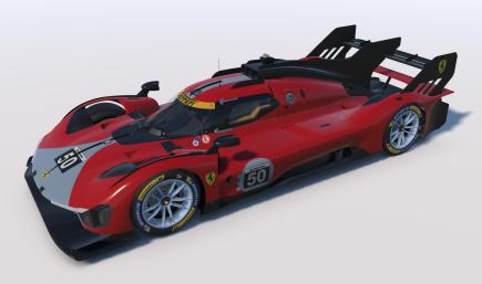 Ferrari 499P Retro Livery