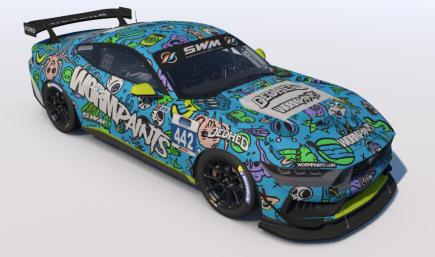 DedHed Ford Mustang GT4 Blue