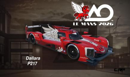 AO Racing LMP2 LeMans 2026 Replica