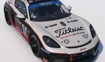 Titleist Porsche 718 Cayman GT4 Clubsport MR 