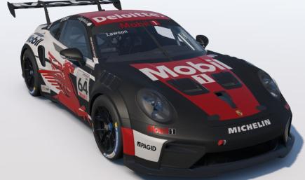 Mobil One Porsche 718 Cayman GT4 Clubsport MR