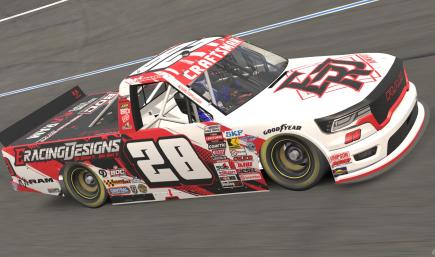 2026 David Dunwoody E Racing Designs #28 RAM W/ Spec Map