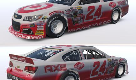 Inverted 2016 Kyle Larson Target ARCA Chevrolet SS (Custom Number)