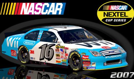 #16 Greg Biffle 2007 Nintendo Wii Ford Fusion COT