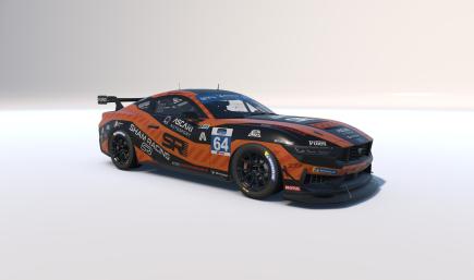 Ford Mustang GT4 Sham Racing Orange
