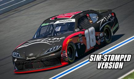 Kyle Busch | 2009 Z-Line Designs Championship Tribute | Toyota Supra | SIM-STAMPED