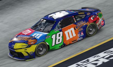 Kyle Busch 2026 M&Ms Caramel Cup Camry (Custom Numbers)