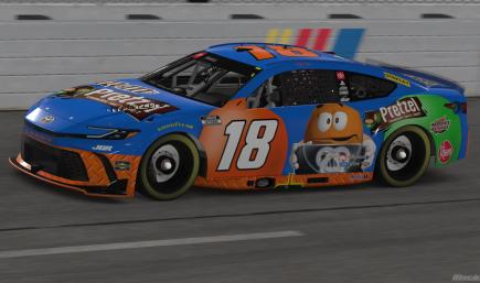 Kyle Busch #18 Pretzel M&Ms [CUSTOM NUMBER]