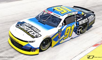 Official 2026 #91 Ross Chastain Whos Your Driver? No Num