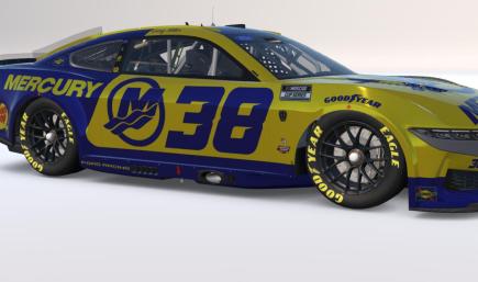 Gary Miller #38 Mercury Ford Mustang (Chrome)