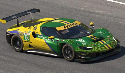 Ferrari AF Corse Richard Mille #150 Brazil Edition (2026 Le Mans)