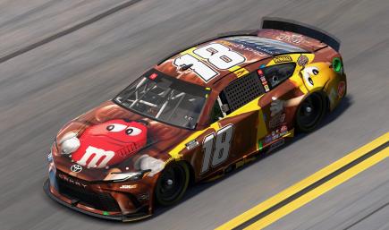 Kyle Busch 2026 M&Ms Chocolate Bar Cup Camry (Custom Numbers)