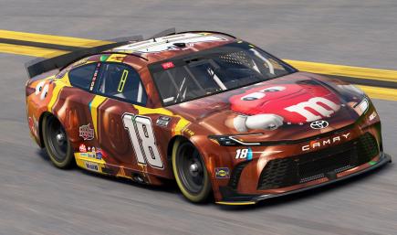 Kyle Busch 2026 M&Ms Chocolate Bar Cup Camry (No Numbers)