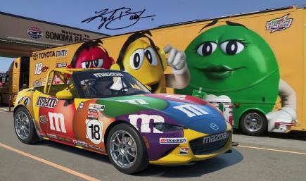 Mazda MX5 M&Ms Kyle Busch Tribute