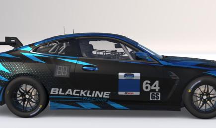 BMW M4 EVO GT4  Blackline racing Livery