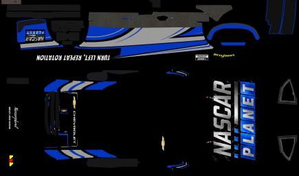 BRM blue nascar planet 2026 chevy nextgen
