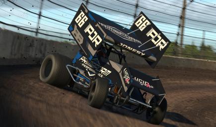 Peter R Jones Winged Dirt Sprint Car