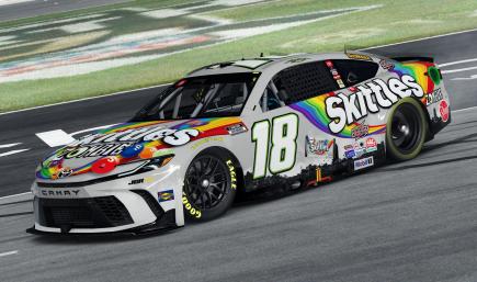 Kyle Busch 2026 Skittles Zombie Cup Camry (Custom Numbers)