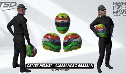 Alessandro Bressan - Driver Helmet