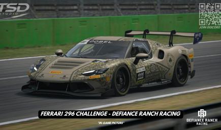 Ferrari 296 Challenge - Defiance Ranch Racing #111 (Brad Evans)
