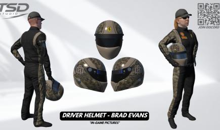Brad Evans – Defiance Ranch Racing Official Helmet 2026