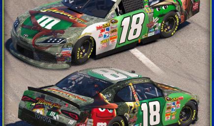 Kyle Busch 2008 Indiana Jones M&Ms Darlington WIN #18