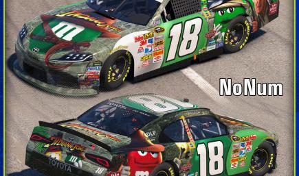 Kyle Busch 2008 Indiana Jones M&Ms Darlington WIN NoNum