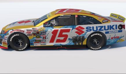 2026 Jordyn Propst #15 Suzuki Marine ARCA Toyota W/ Spec Map
