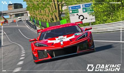 OFFICIAL 2026 13 Autosport (AWA) x Orlando Corp. Corvette Z06 GT3.R 24H of Le Mans 