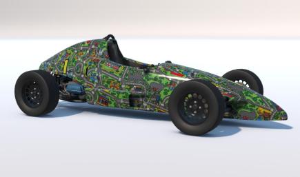 Car City Rug - Formula Vee - Conqueror