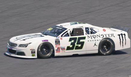 White Monster Energy Drink EuroNASCAR
