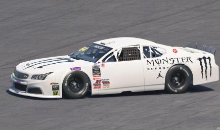 White Monster Energy Drink EuroNASCAR