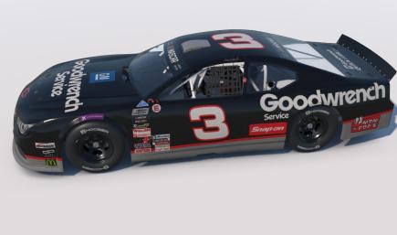 Dale Earnhardt Euro NASCAR (Sim-Stamped Numbers)