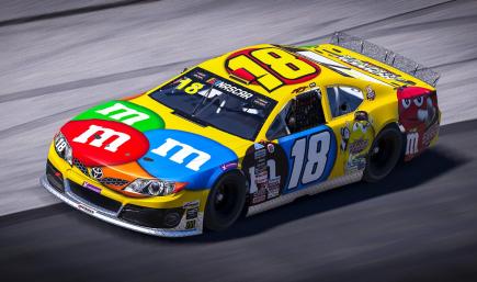 #18 Kyle Busch 2009 M&Ms Cust Num