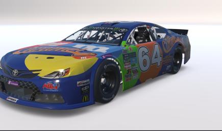 Kyle Busch Caramel M&Ms Euro NASCAR (Sim Stamped)