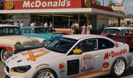 car 244031 BMW M2 Racing G87 McDonalds Classic
